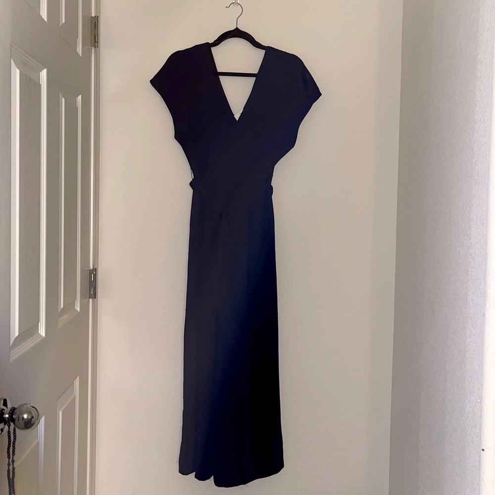 Astr the label navy jumpsuit